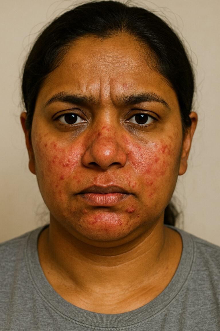 🟥 Acne Rosacea: A Chronic Facial Condition — Manage it Naturally! 🌿